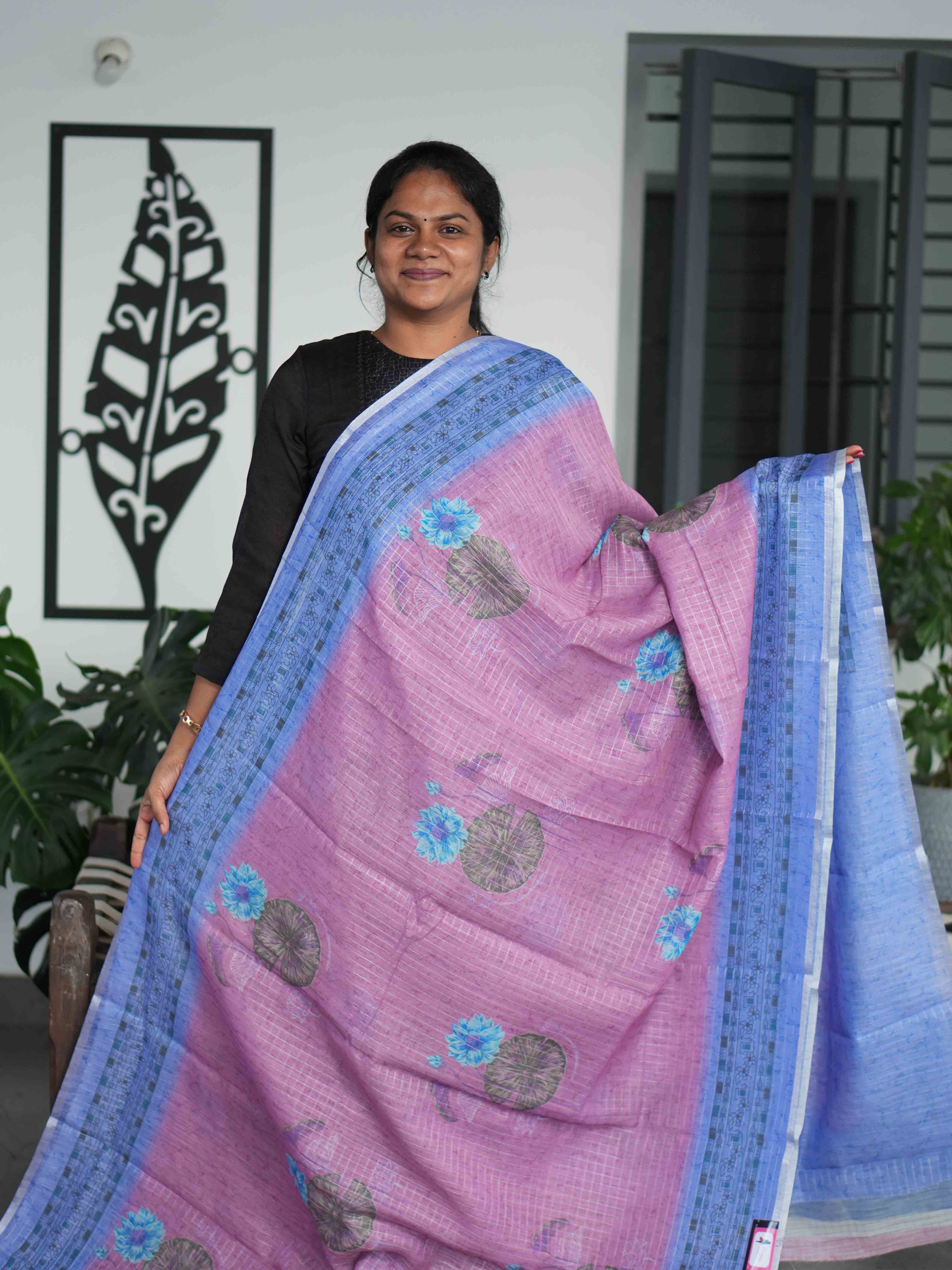 Linen Cotton Sarees Classic Breeze / SKU209 – 4