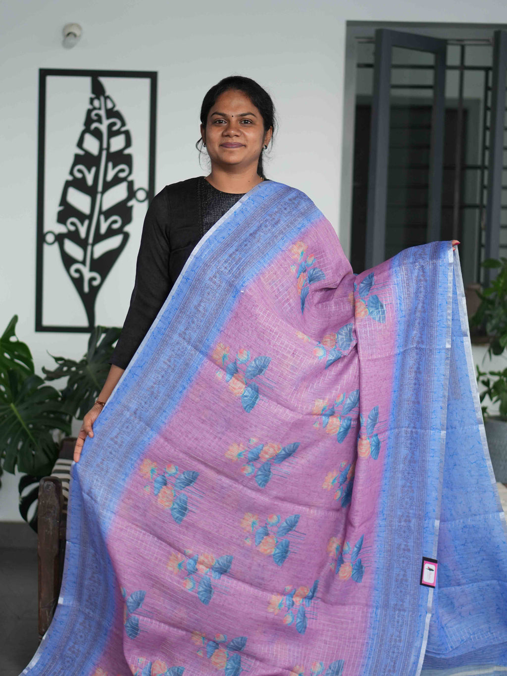 Linen Cotton Sarees Refined Heritage / SKU209 – 6