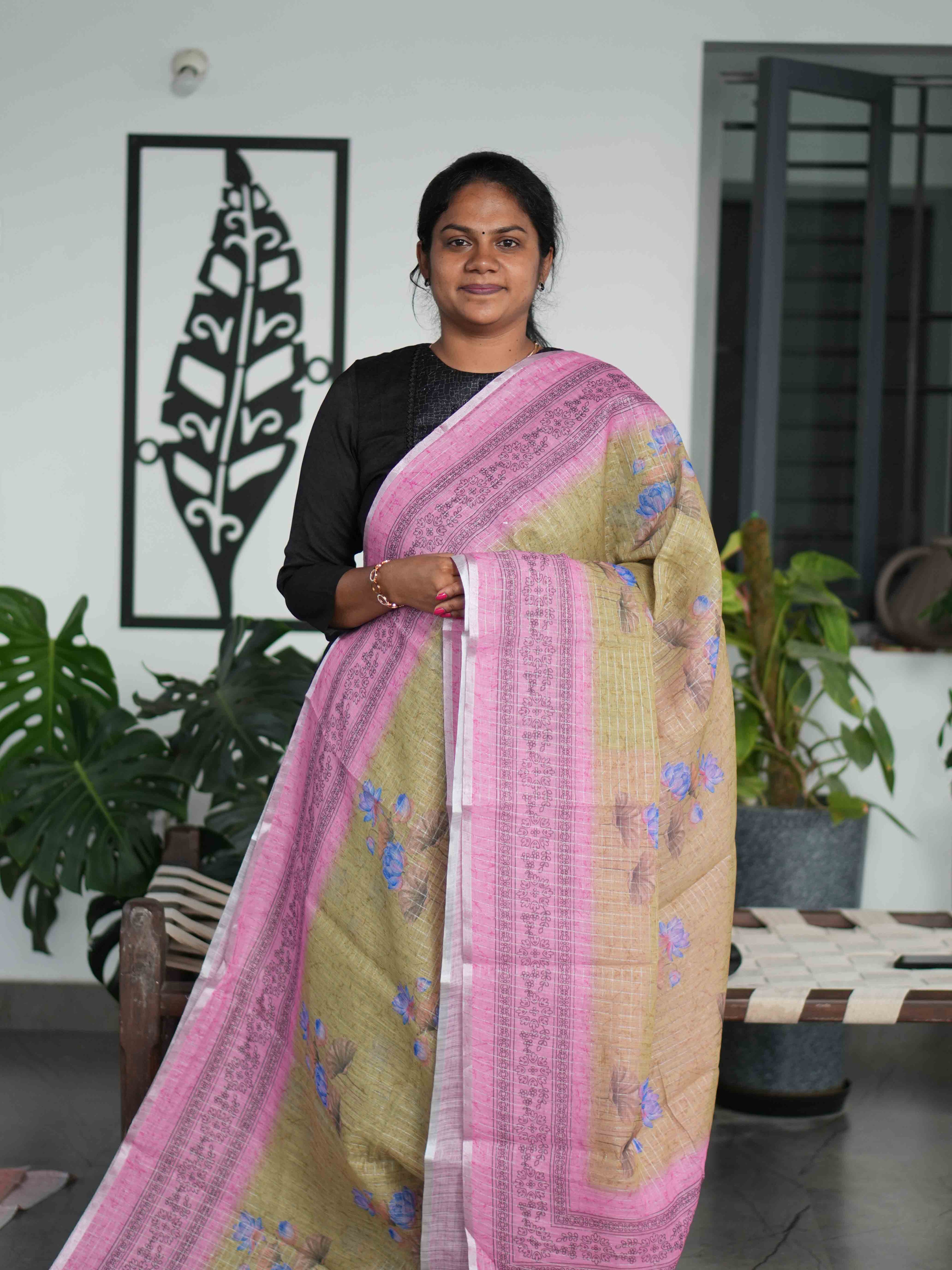Linen Cotton Sarees Signature Comfort / SKU209 – 10