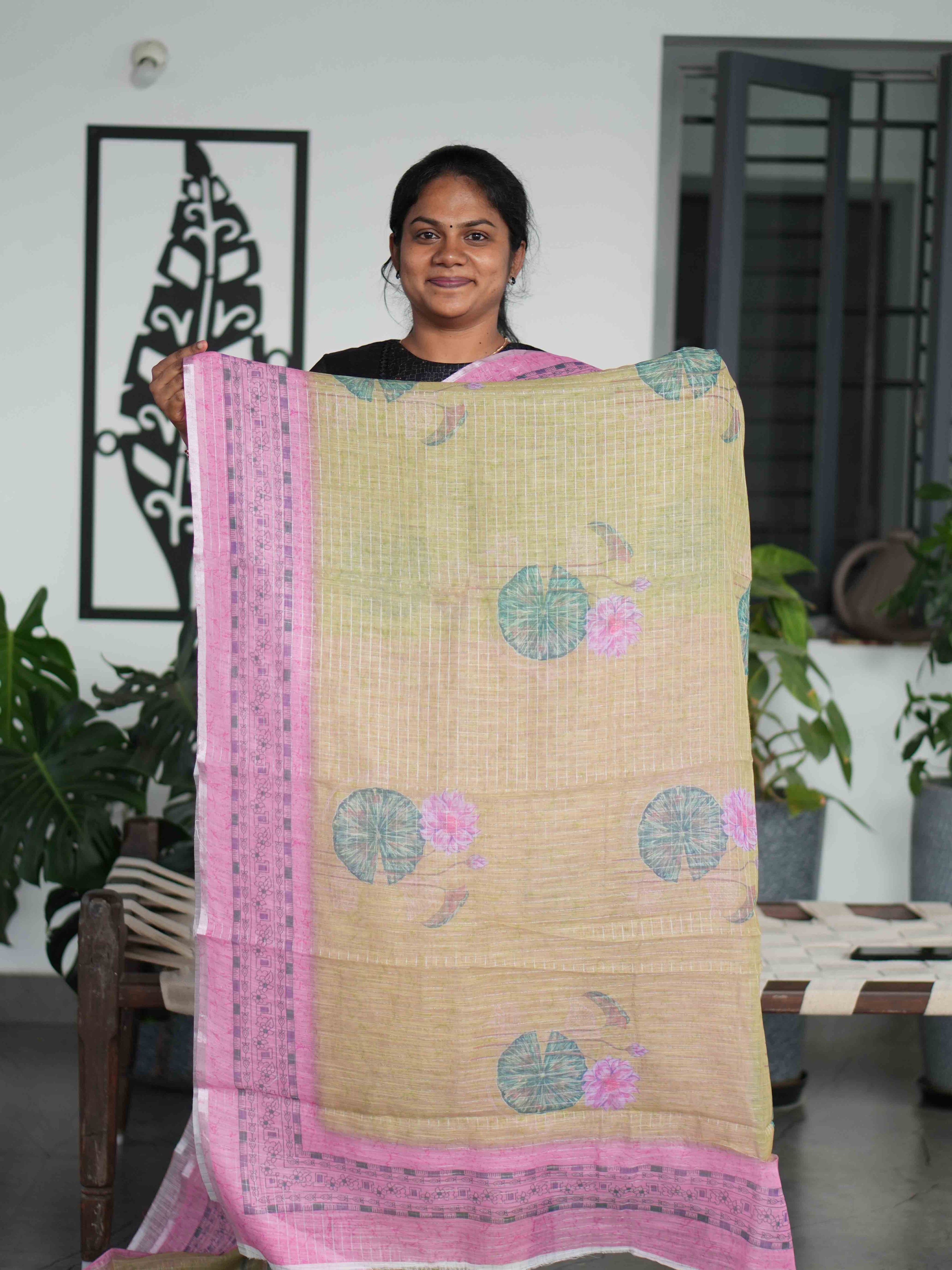 Linen Cotton Sarees Modern Heritage / SKU209 – 12