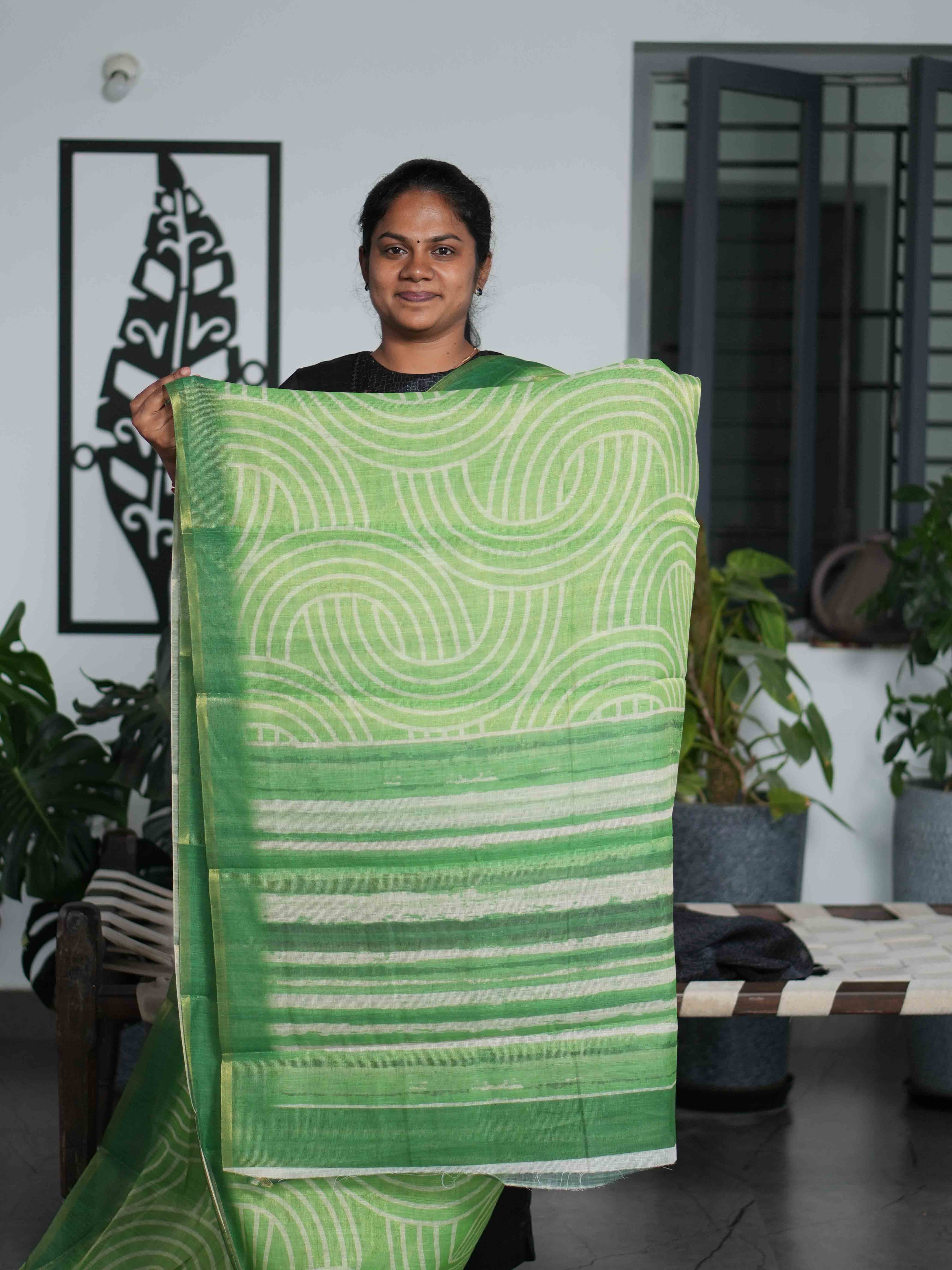 Linen Tissue Sarees Timeless Glow / SKU211 – 15
