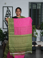 Linen Cotton Sarees Natural Heritage / SKU211 – 8
