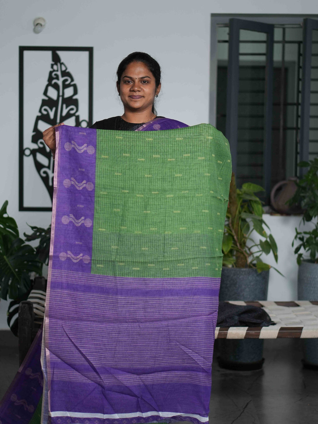 Linen Cotton Sarees Serene Grace / SKU211 – 9
