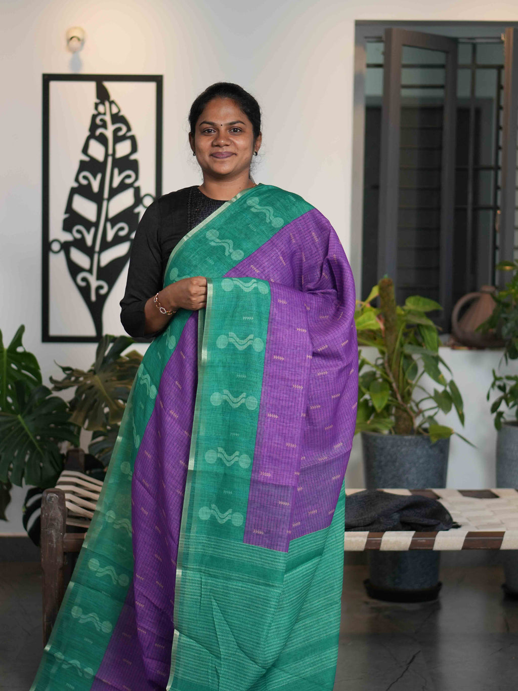 Linen Cotton Sarees Timeless Breeze / SKU211 – 10
