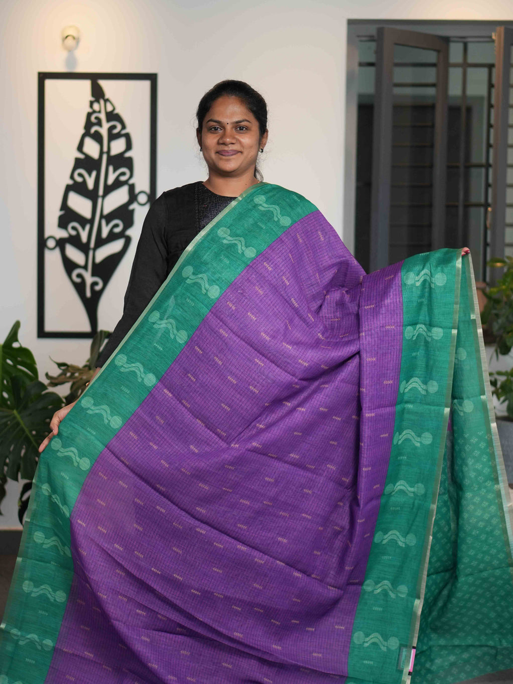 Linen Cotton Sarees Timeless Breeze / SKU211 – 10
