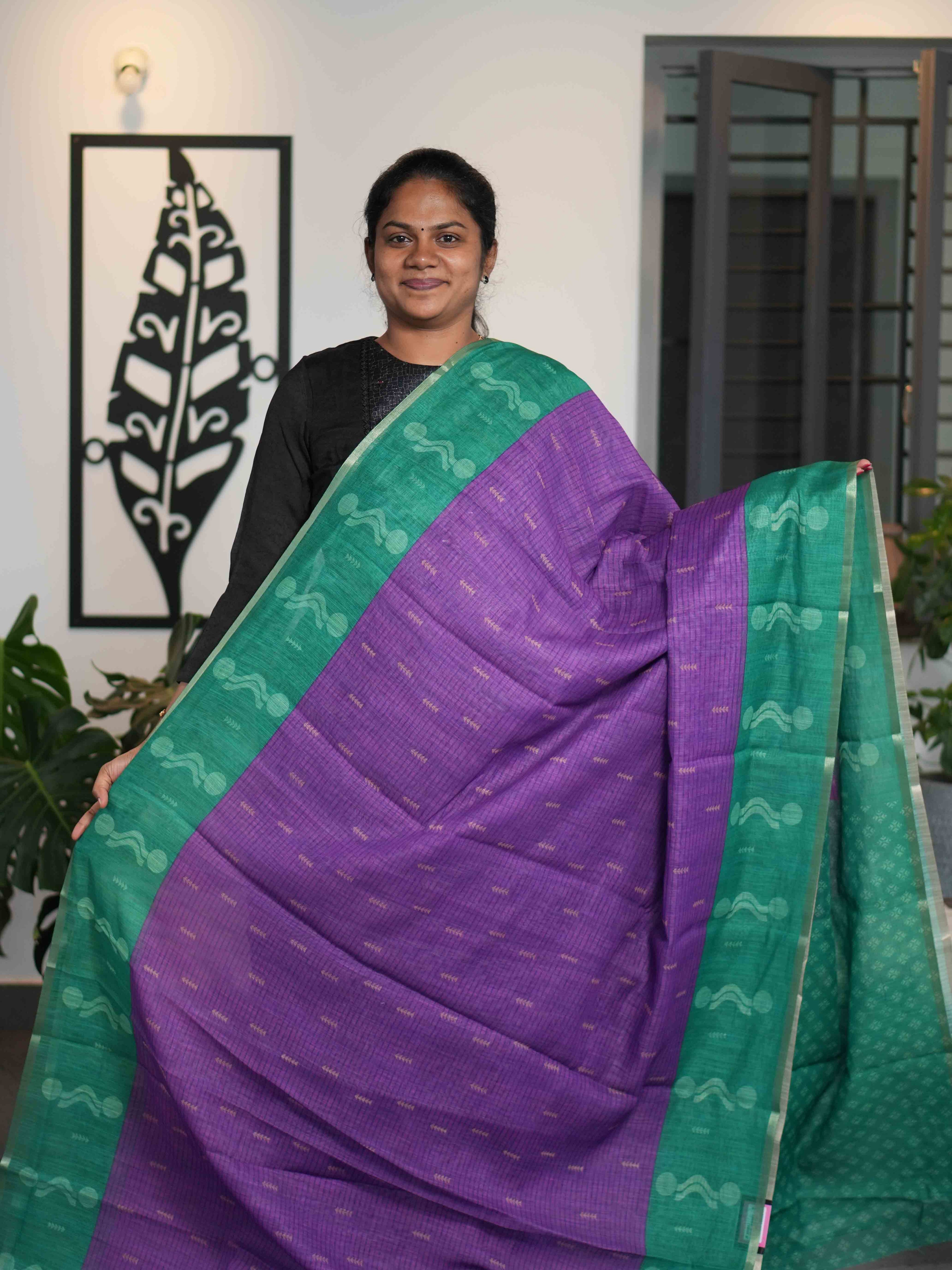 Linen Cotton Sarees Timeless Breeze / SKU211 – 10