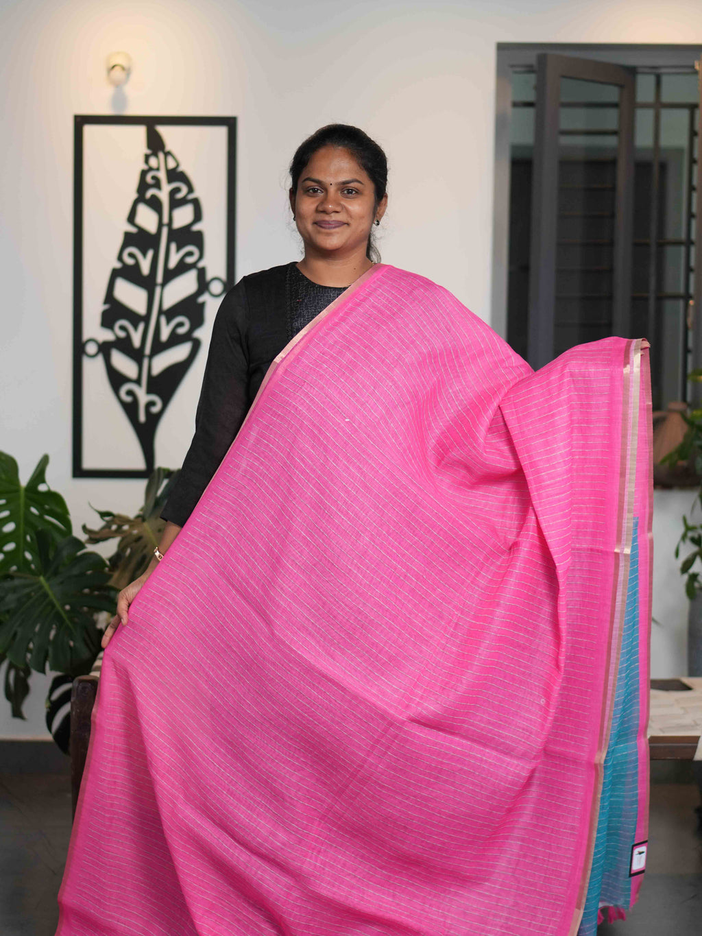 Linen Cotton Sarees Everyday Comfort / SKU211 – 3