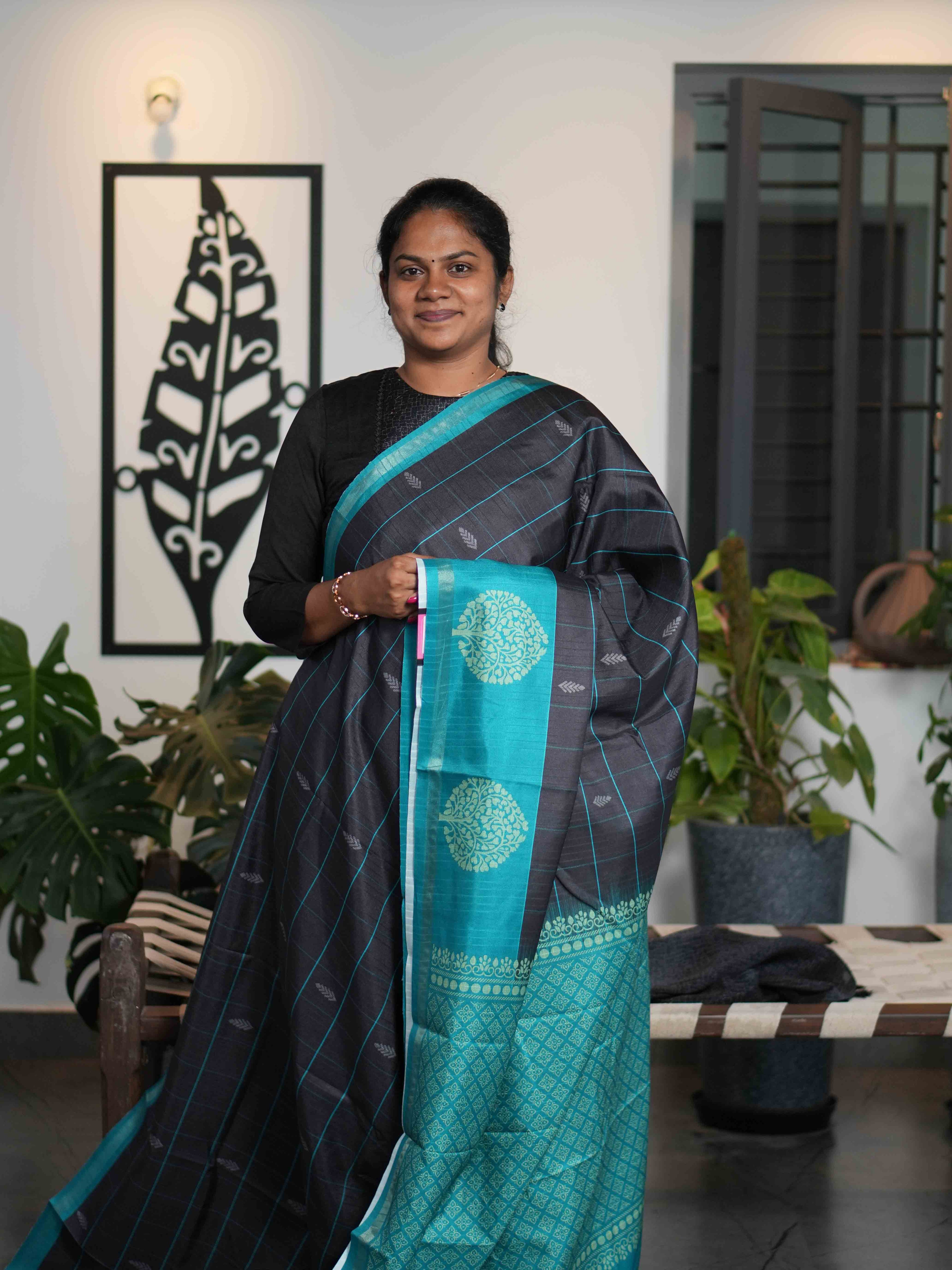 Semi Tussar Sarees Classic Elegance / SKU211 – 16