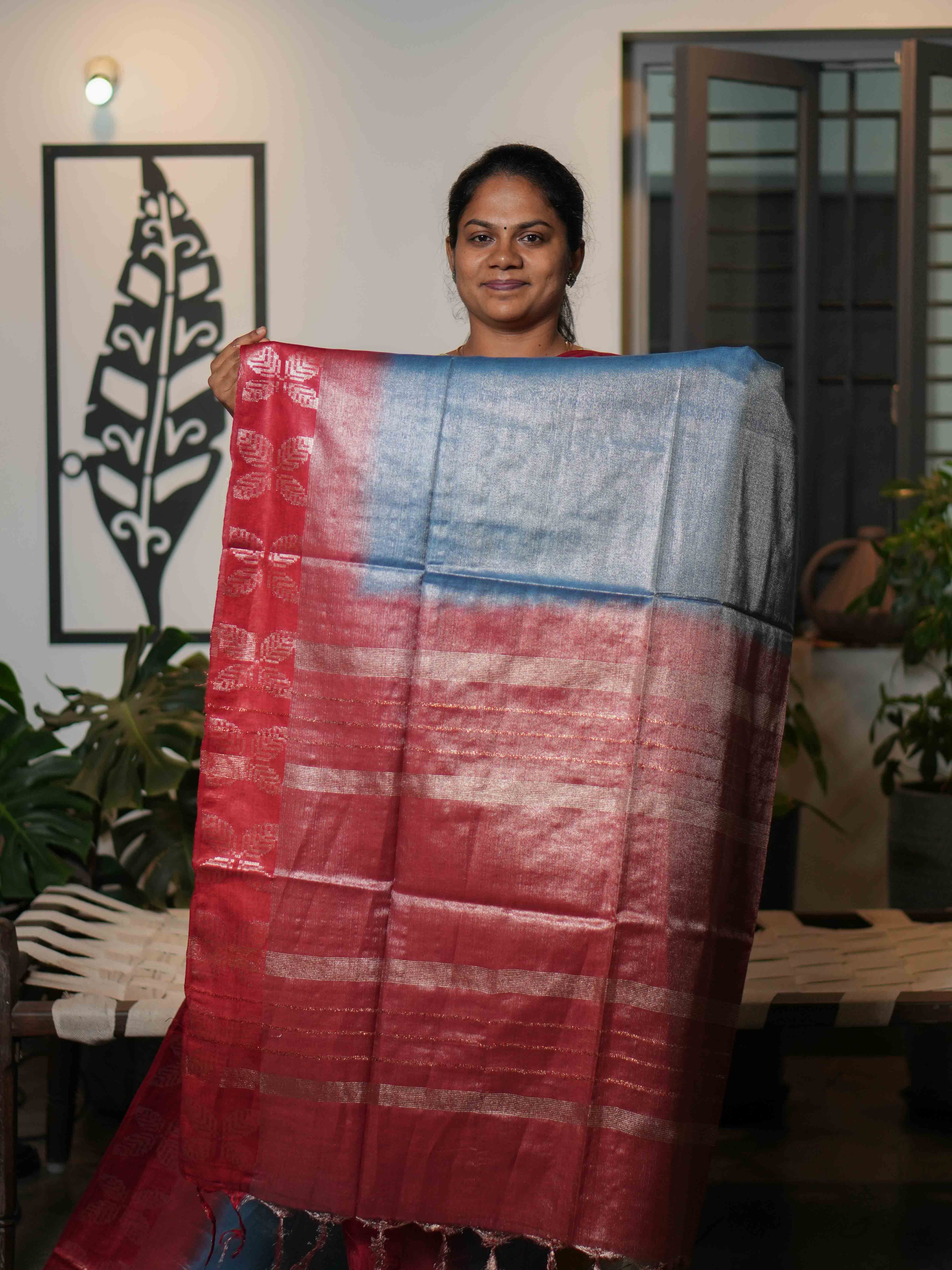 Tissue Staple Sarees Heritage Glow / SKU212 – 7