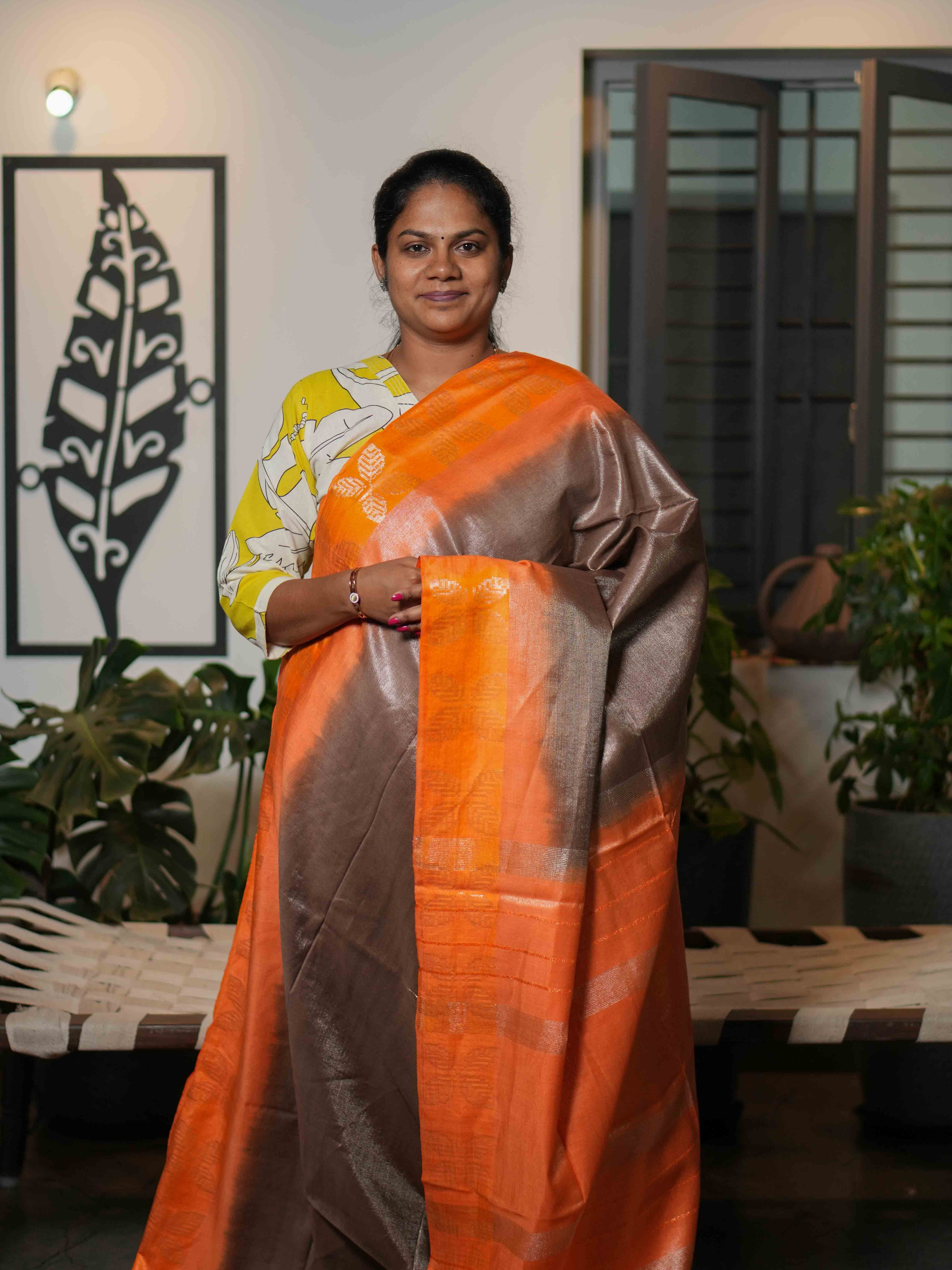 Tissue Staple Sarees Classic Splendor / SKU212 – 11