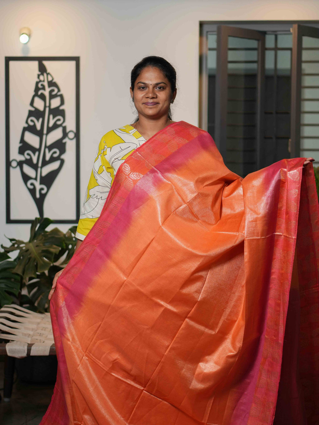 Tissue Staple Sarees Woven Radiance / SKU212 – 12