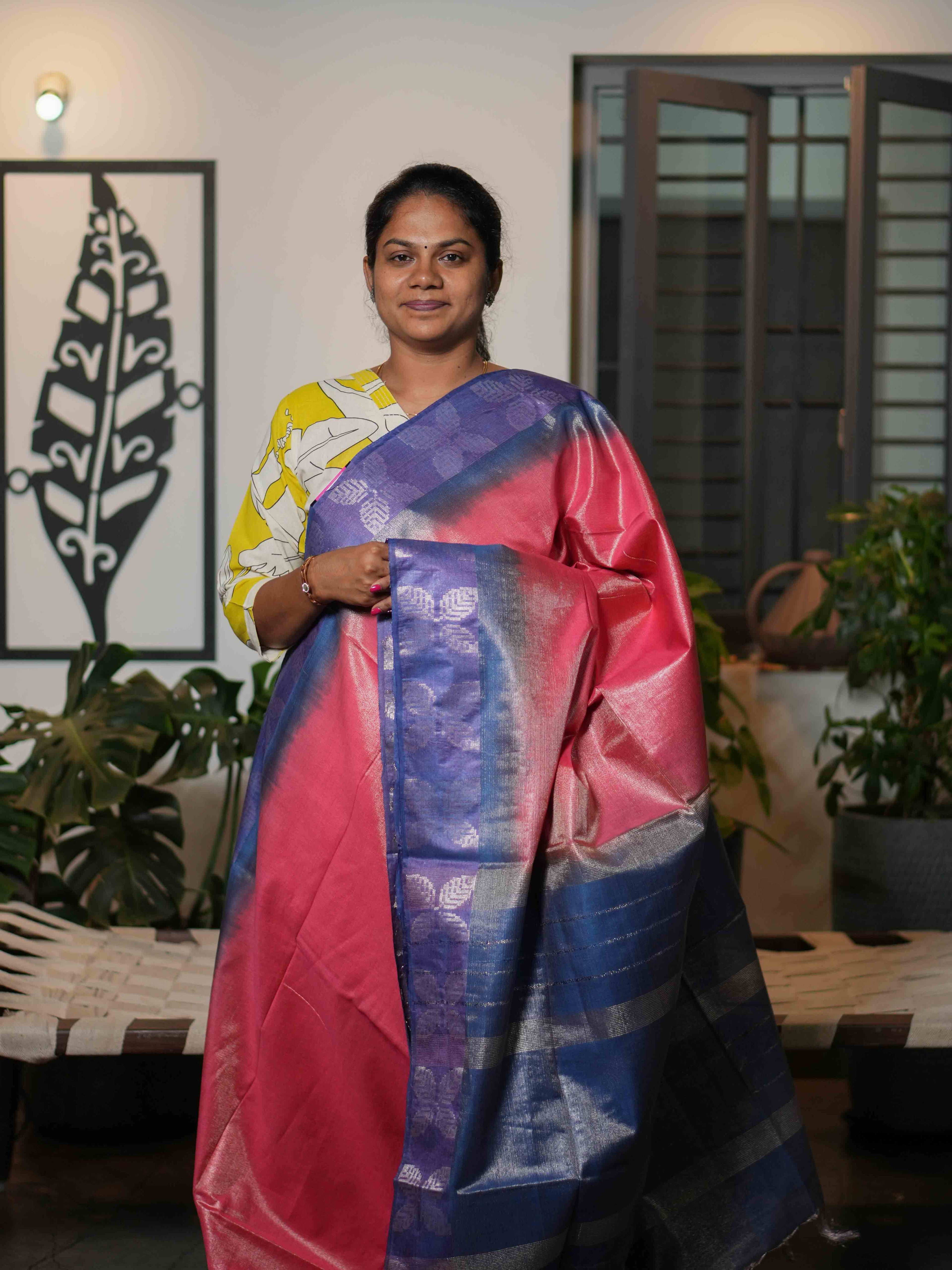 Tissue Staple Sarees Elegant Heritage / SKU212 – 13