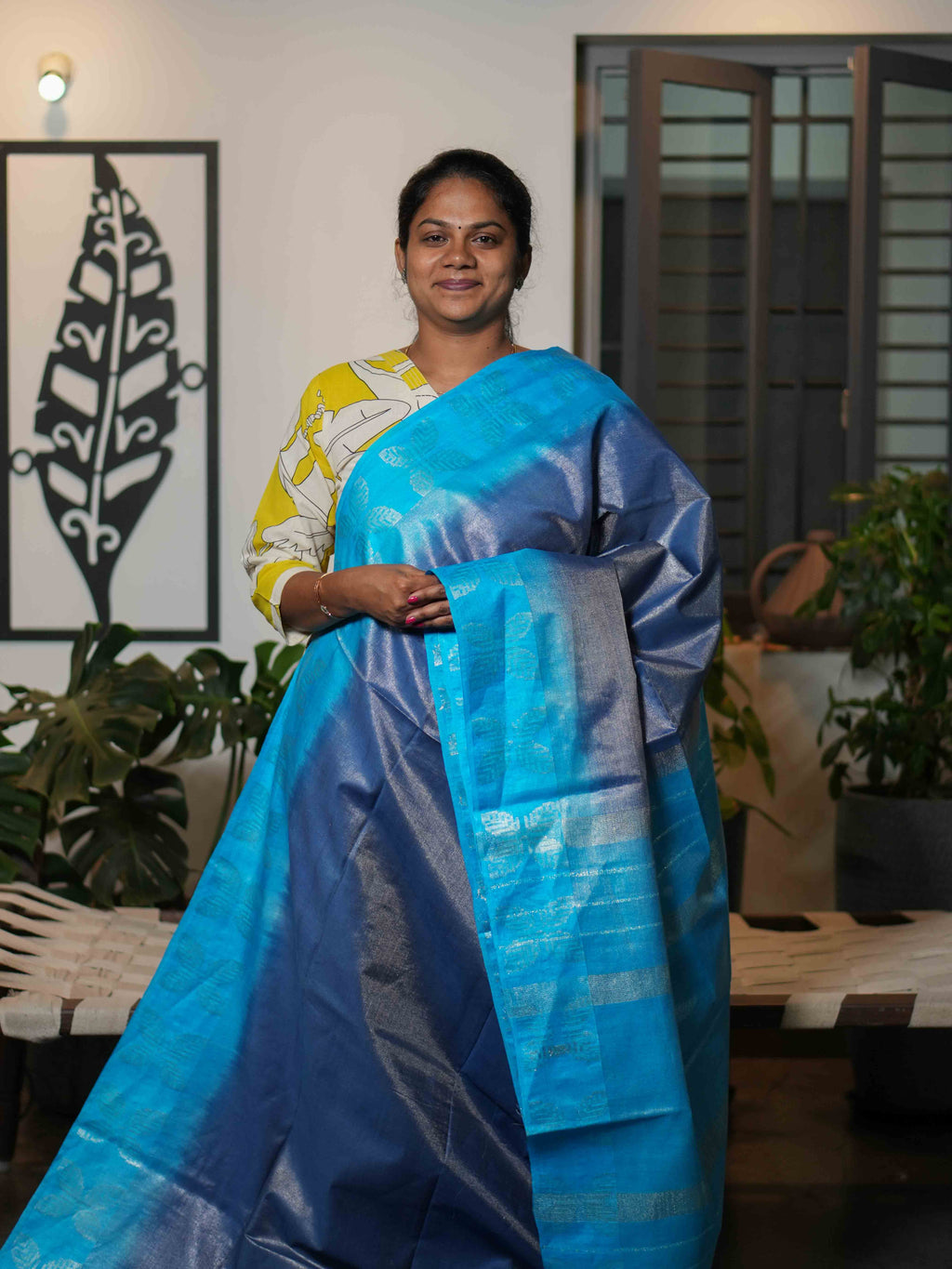 Tissue Staple Sarees Golden Charm / SKU212 – 14
