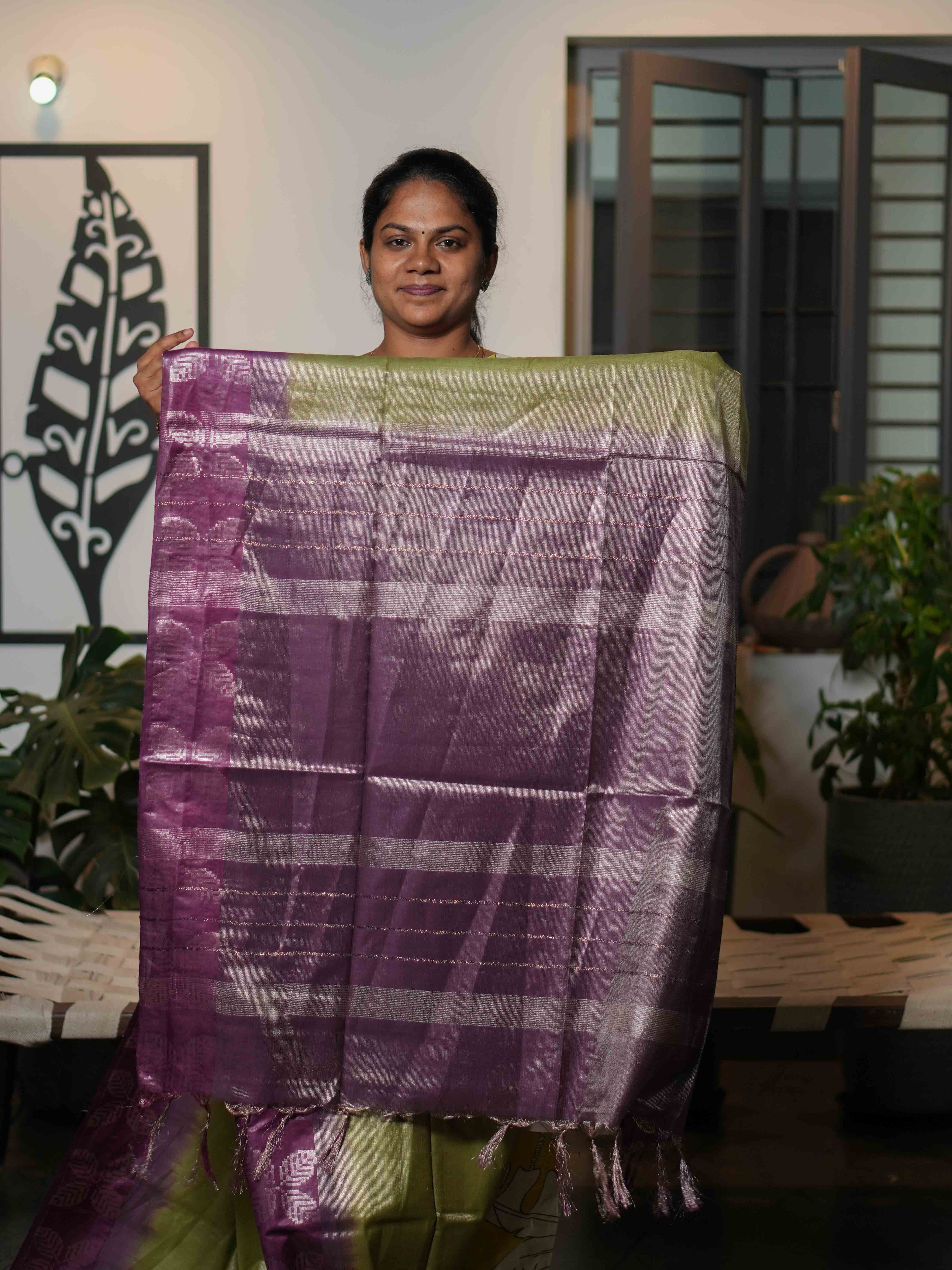 Tissue Staple Sarees Majestic Weave / SKU212 – 15