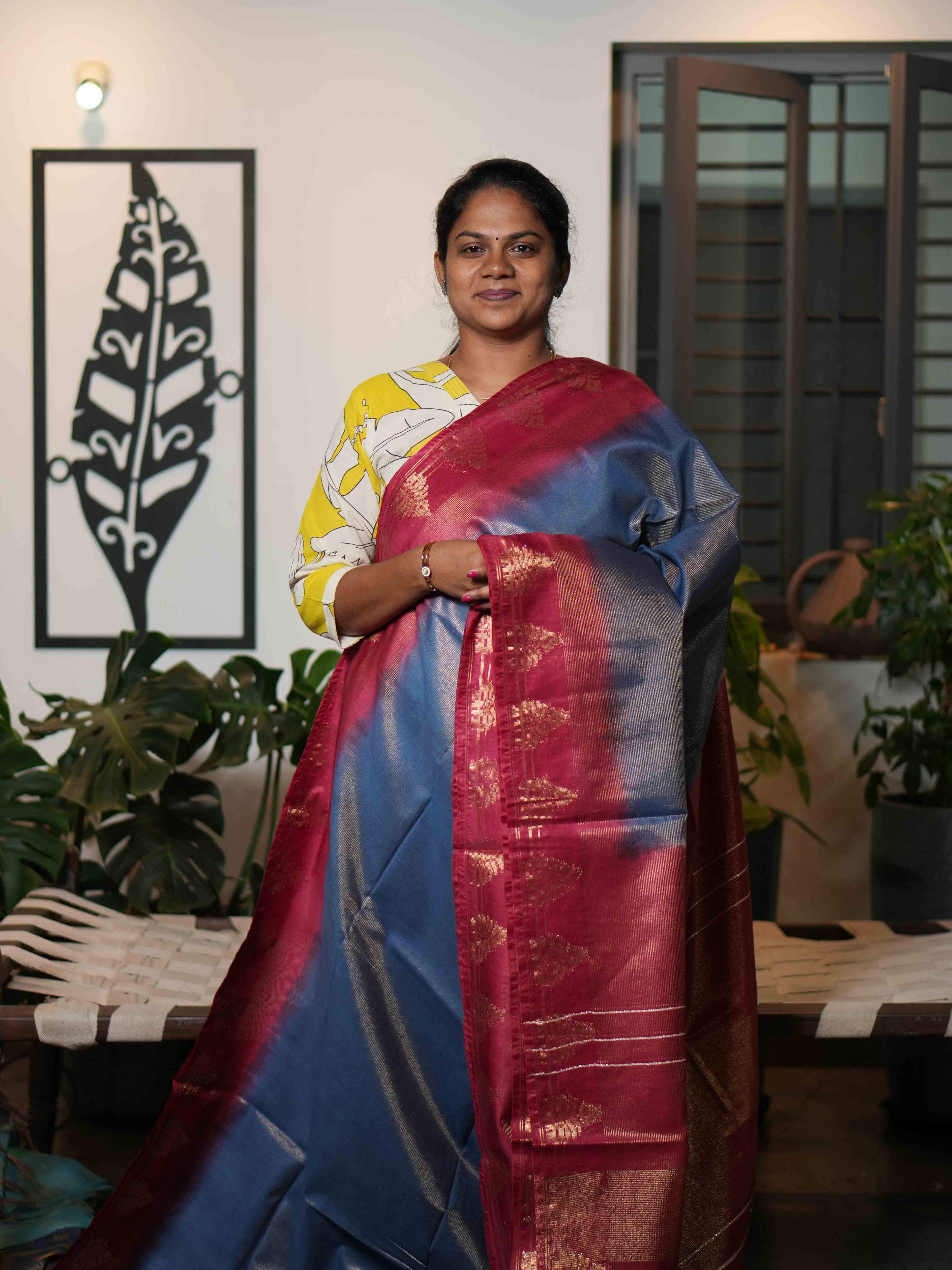 Tissue Staple Sarees Golden Heritage / SKU212 – 20