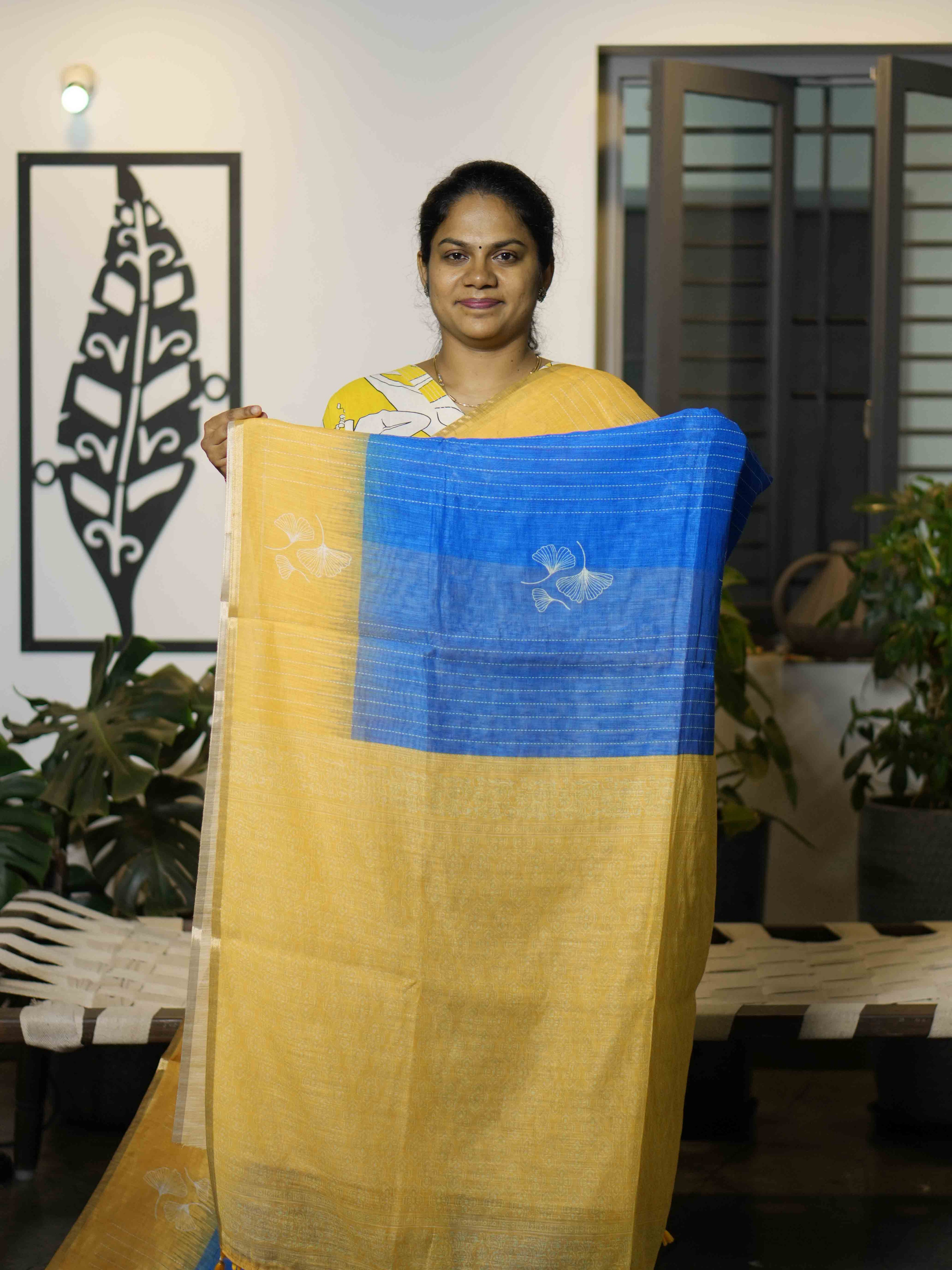 Linen Cotton Sarees Everyday Grace / SKU213 – 2