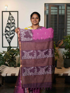 Linen Cotton Sarees Timeless Comfort / SKU215 – 8