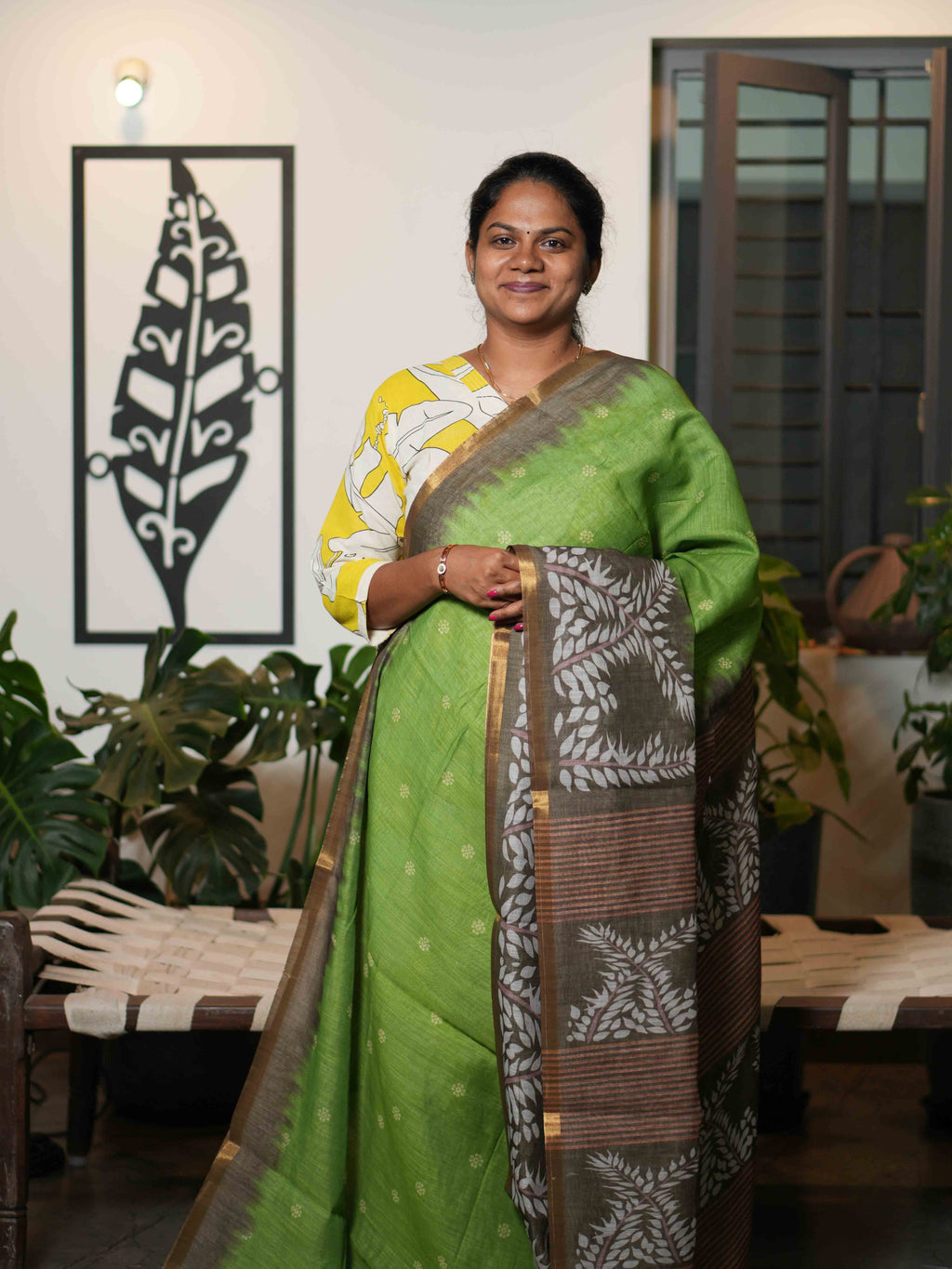 Linen Cotton Sarees Classic Breeze / SKU215 – 10