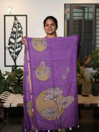 Linen Cotton Sarees Elegant Comfort / SKU215 – 5