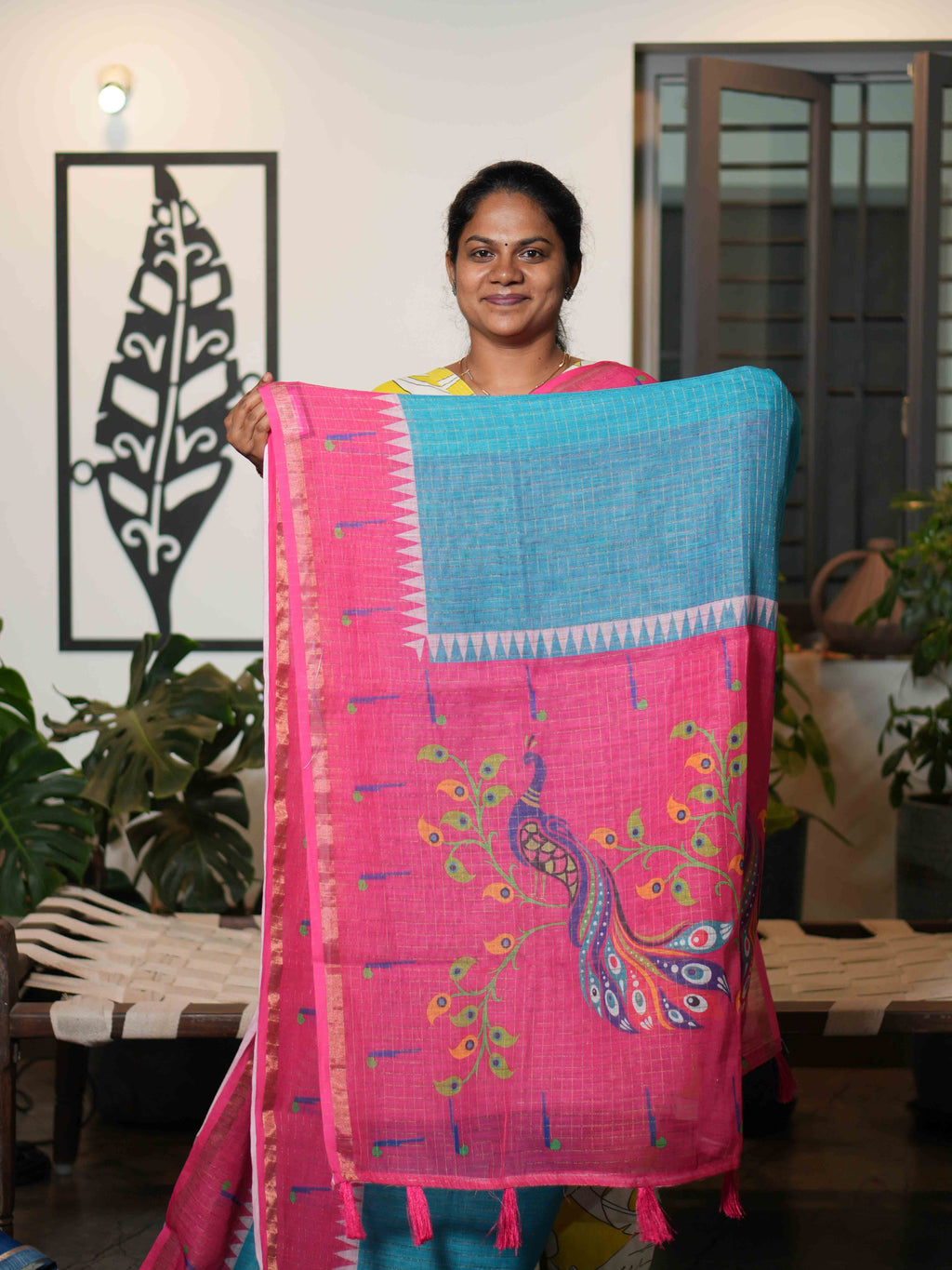 Linen Cotton Sarees Everyday Grace / SKU215 – 1