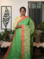 Linen Cotton Sarees Heritage Bliss / SKU216 – 6