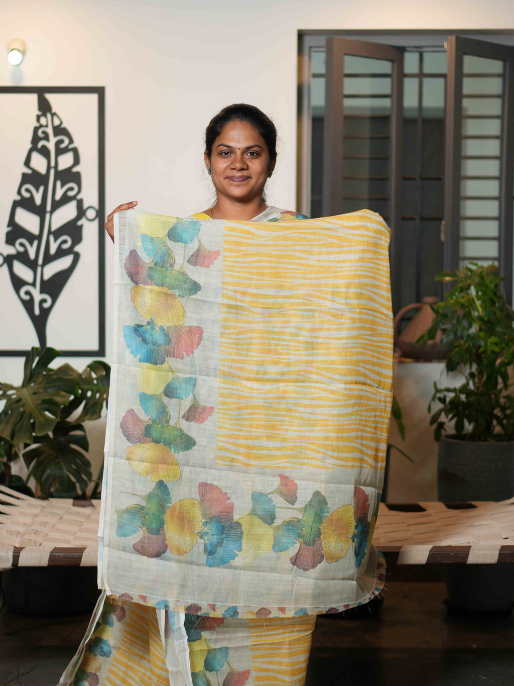 Linen Cotton Sarees Heritage Comfort / SKU216 – 2