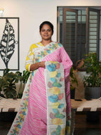 Linen Cotton Sarees Woven Elegance / SKU216 – 4