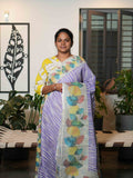 Linen Cotton Sarees Classic Harmony / SKU216 – 5