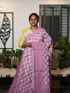 Linen Cotton Sarees Graceful Breeze / SKU201 – 7