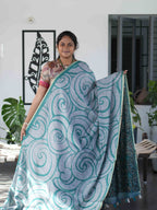 Linen Cotton Sarees Graceful Texture / SKU230 – 4