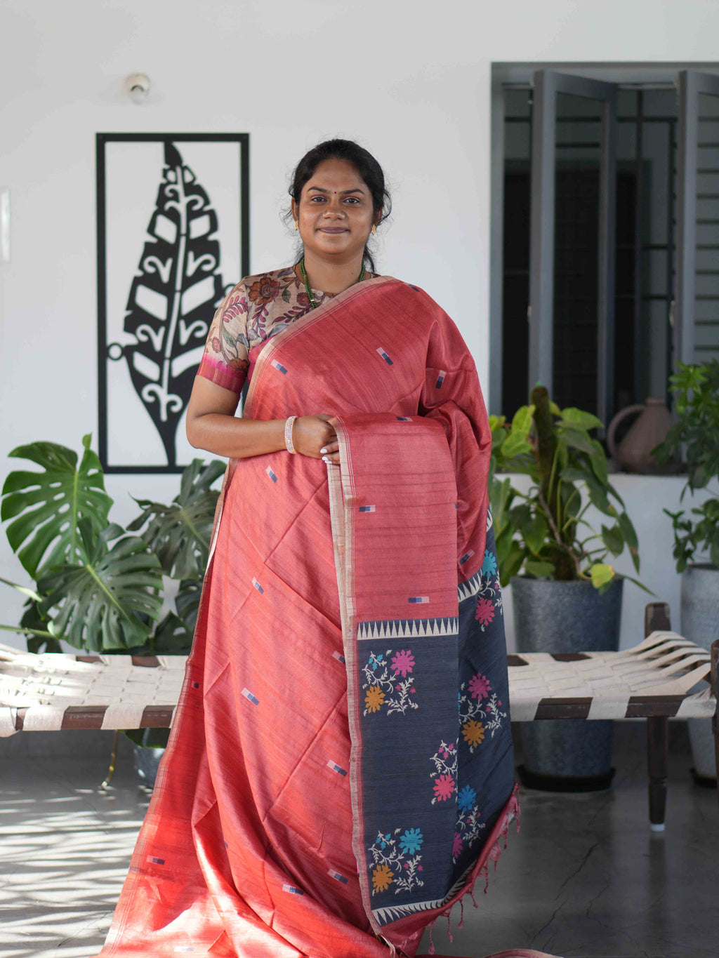 Jute Tussar Sarees / SKU224-2
