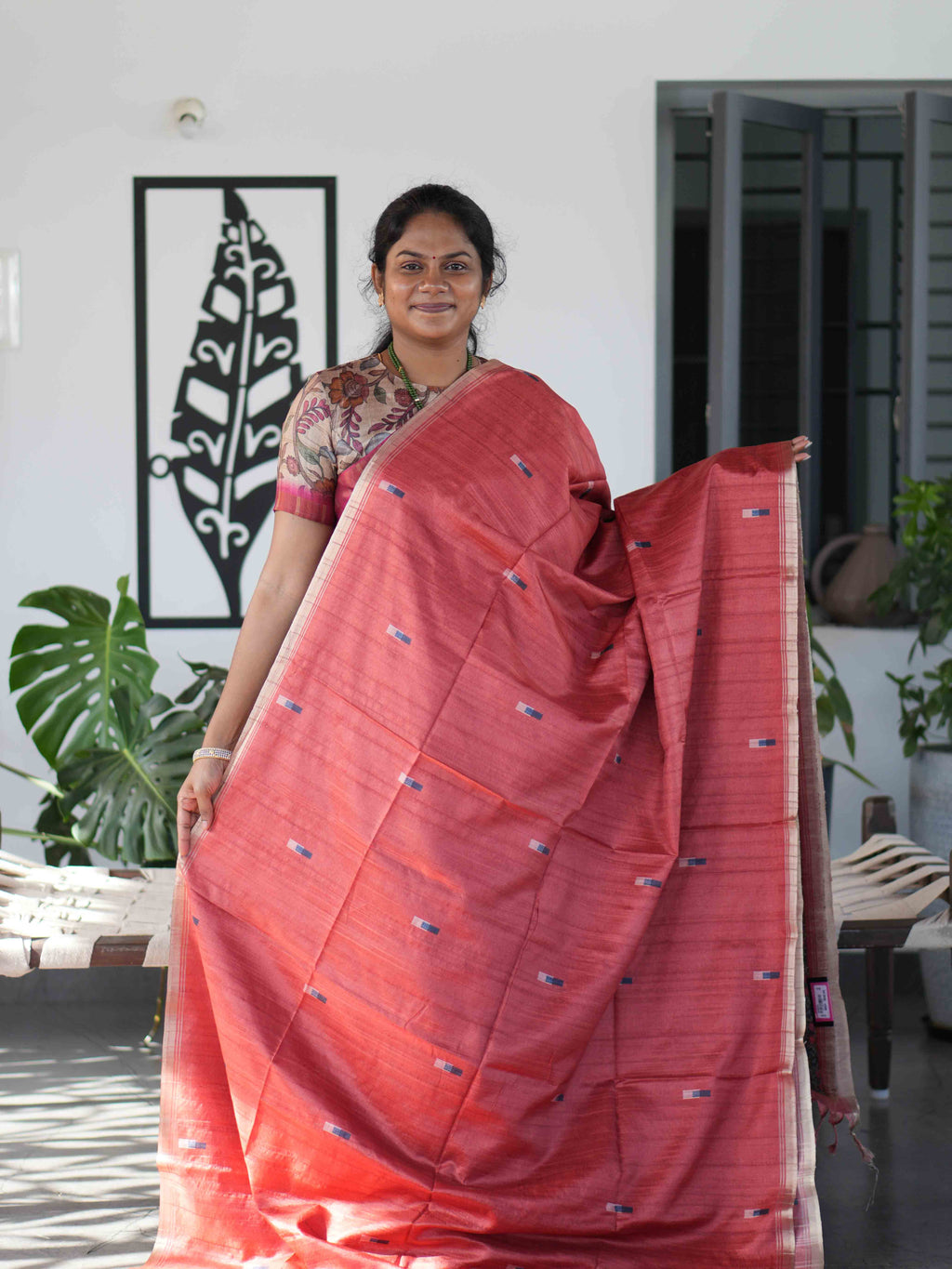 Jute Tussar Sarees / SKU224-2