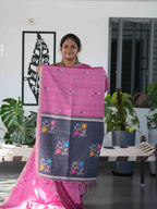 Jute Tussar Sarees / SKU224-4