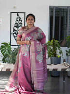 Printed Tussar Sarees Graceful Prints / SKU232 – 2