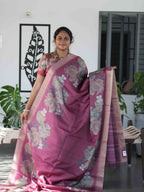 Printed Tussar Sarees Graceful Prints / SKU232 – 2