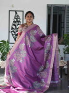 Printed Tussar Sarees Timeless Motifs / SKU232 – 3