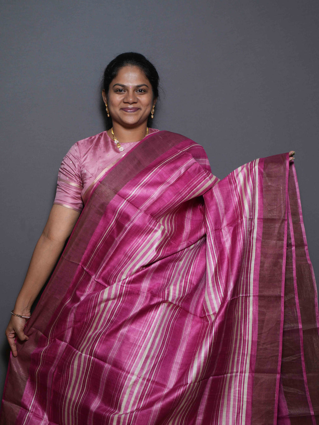 Pure Tussar Sarees Golden Heritage / SKU314 – 5