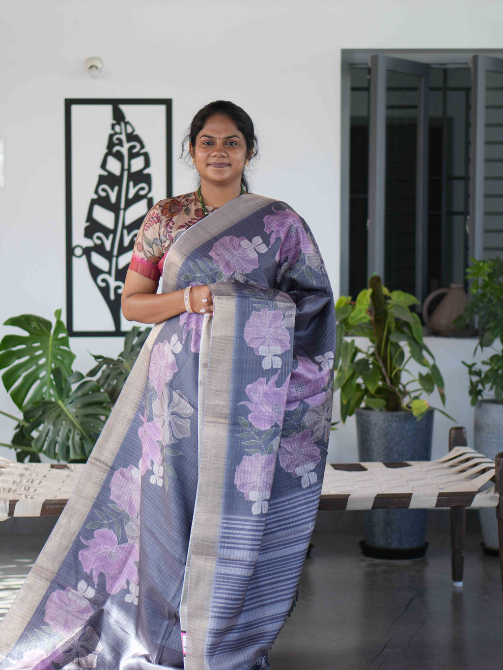 Printed Tussar Sarees Signature Style / SKU232 – 6