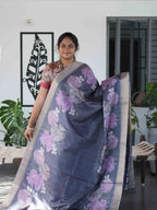 Printed Tussar Sarees Signature Style / SKU232 – 6