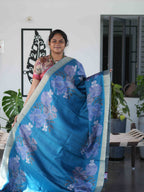Printed Tussar Sarees Refined Artwork / SKU232 – 7