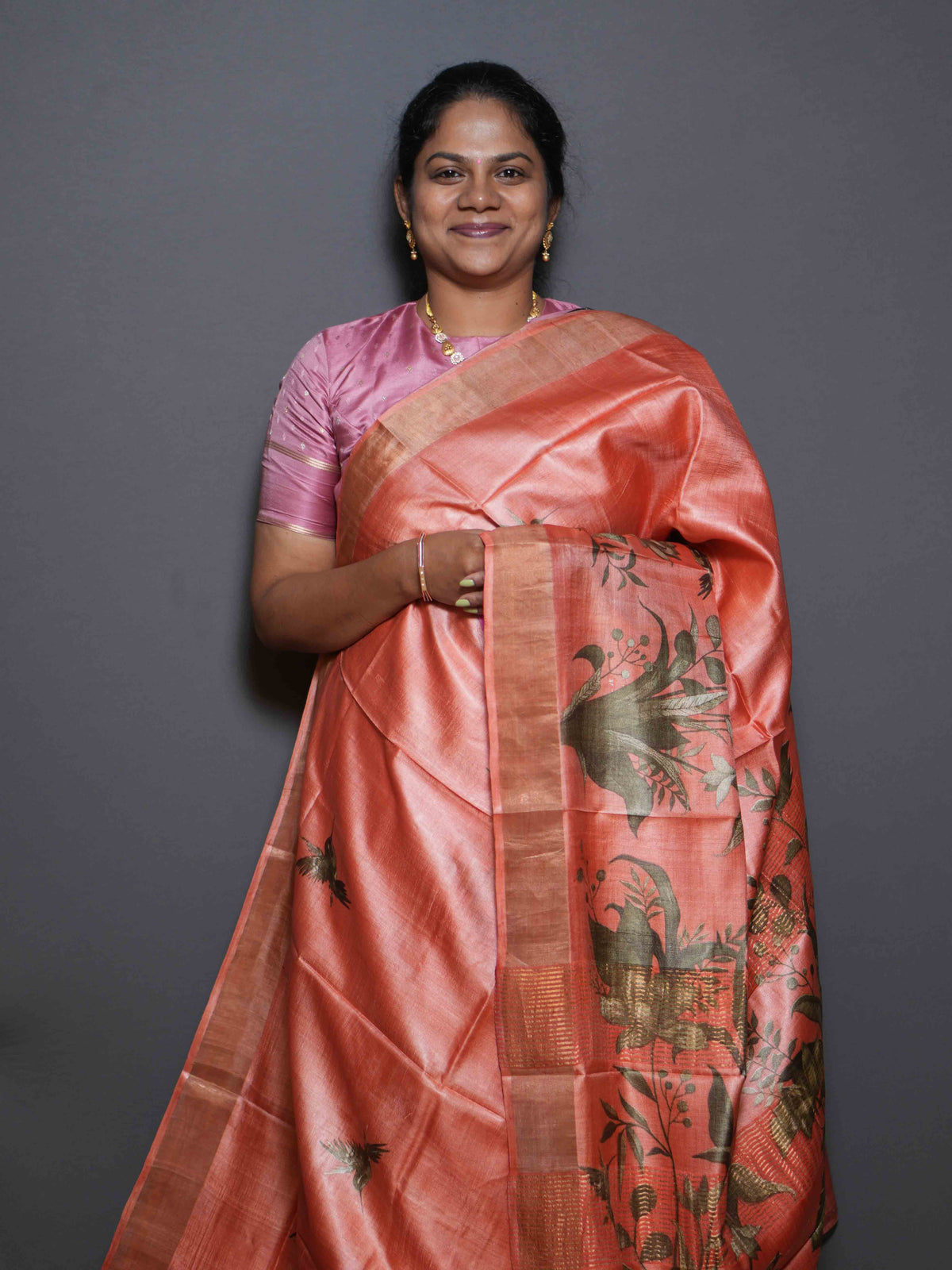 Pure Tussar Sarees Opulent Charm / SKU314 – 10