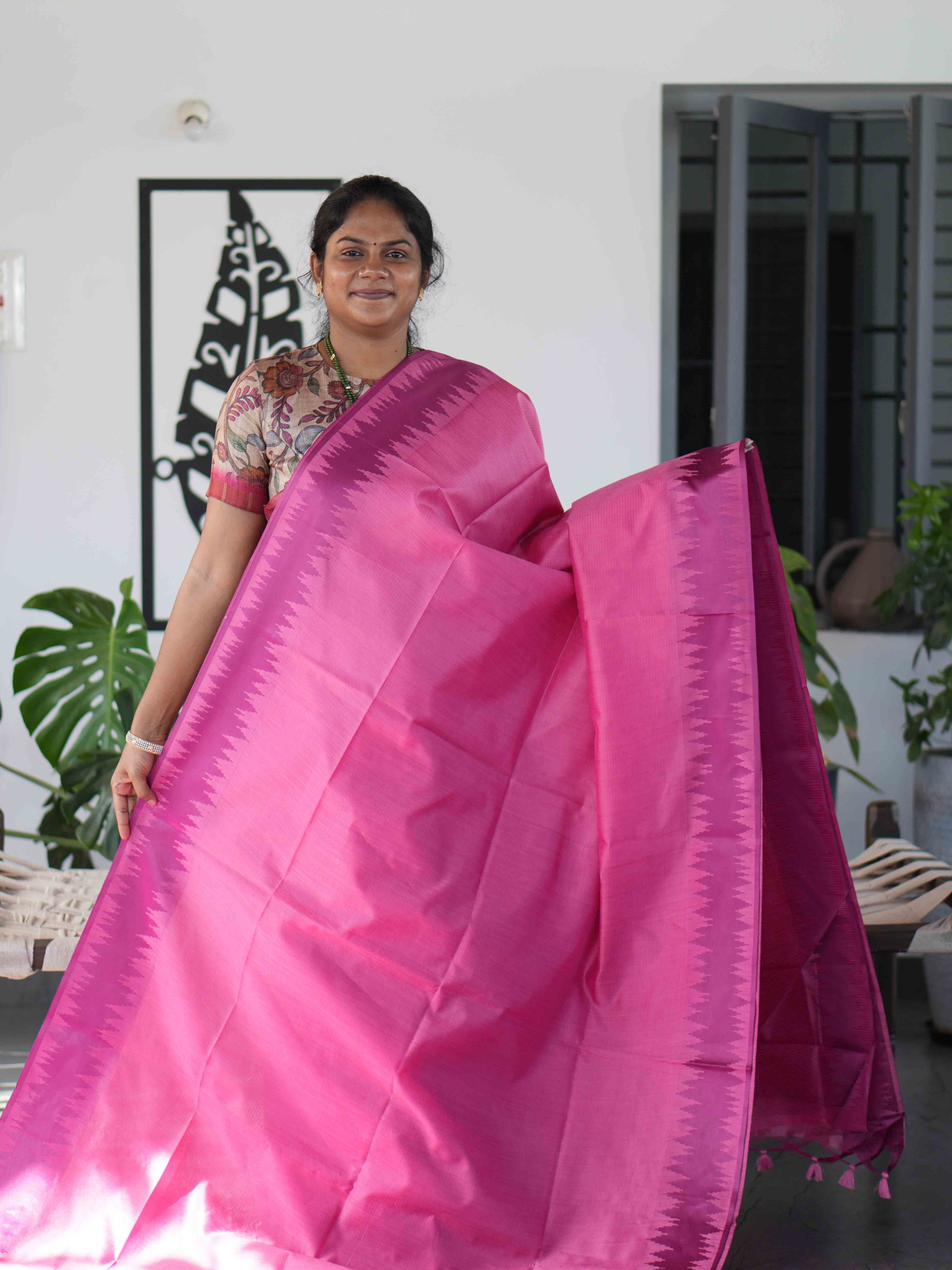 Cotton Silk Sarees Refined Texture / SKU235 – 4