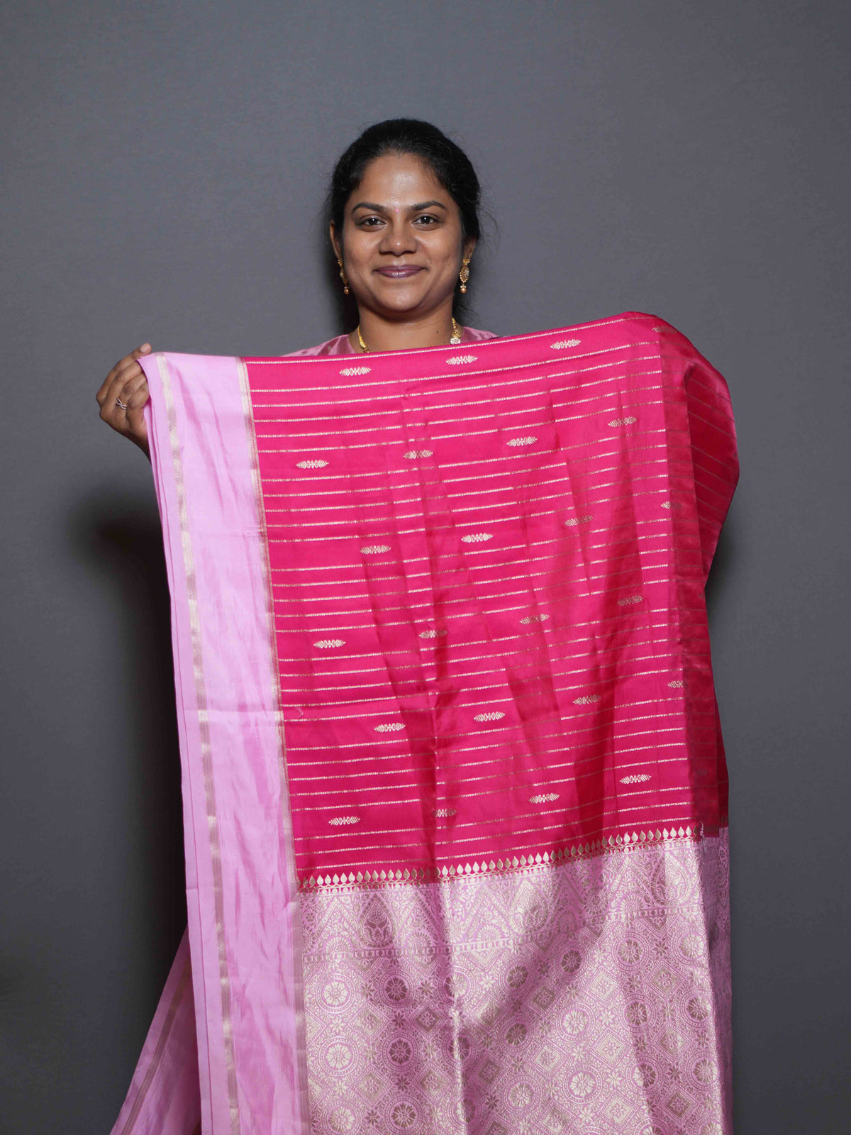 Gajji Silk Sarees Royal Texture / SKU296 – 1