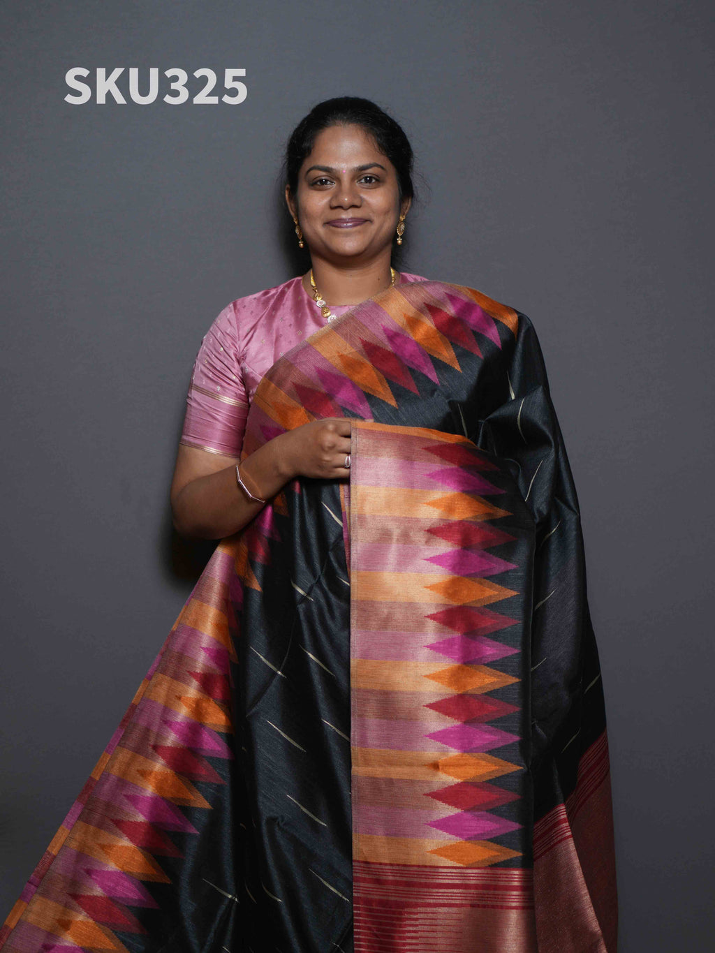 Dupion Silk Sarees Royal Texture / SKU325 – 1