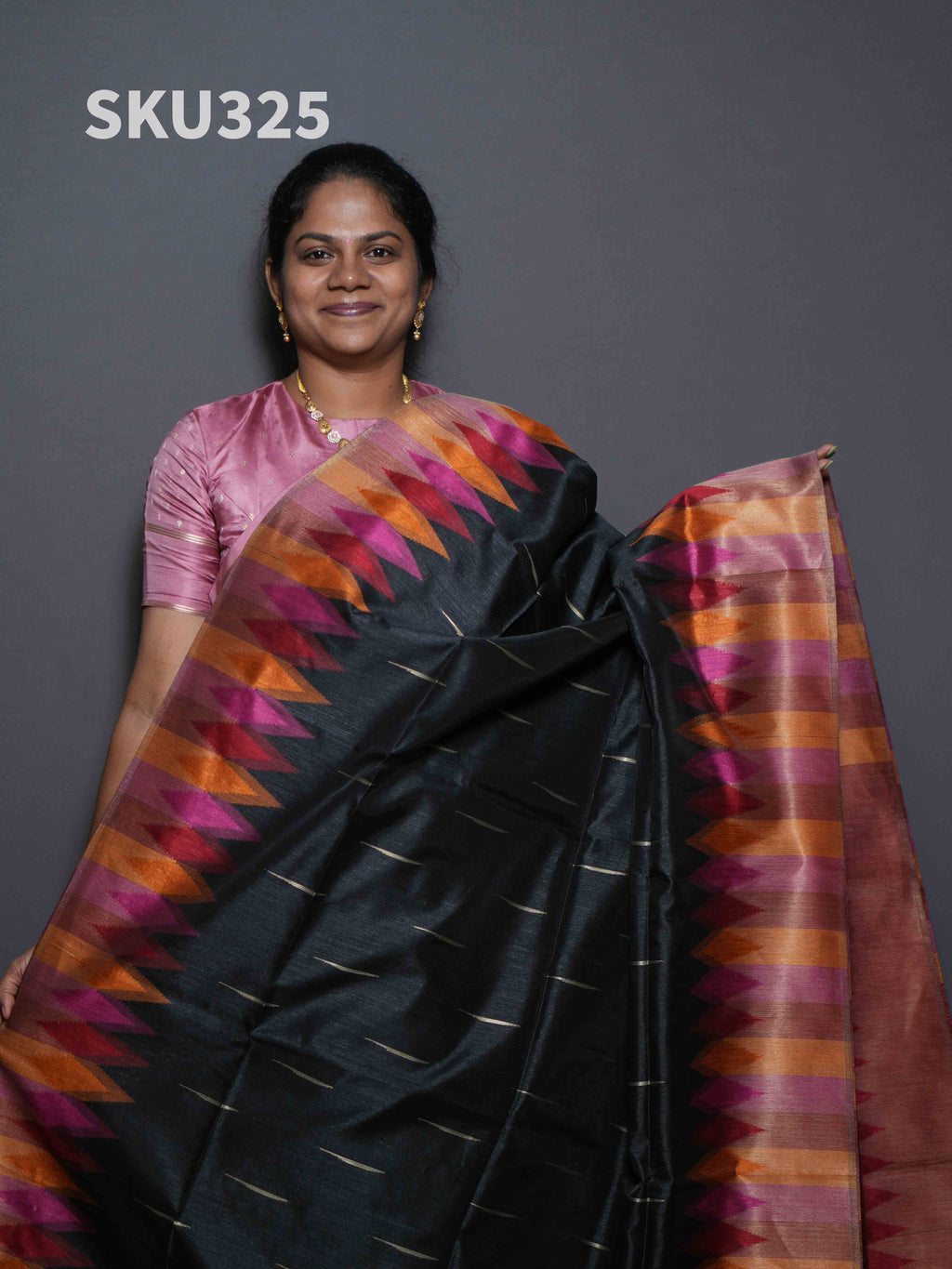 Dupion Silk Sarees Royal Texture / SKU325 – 1