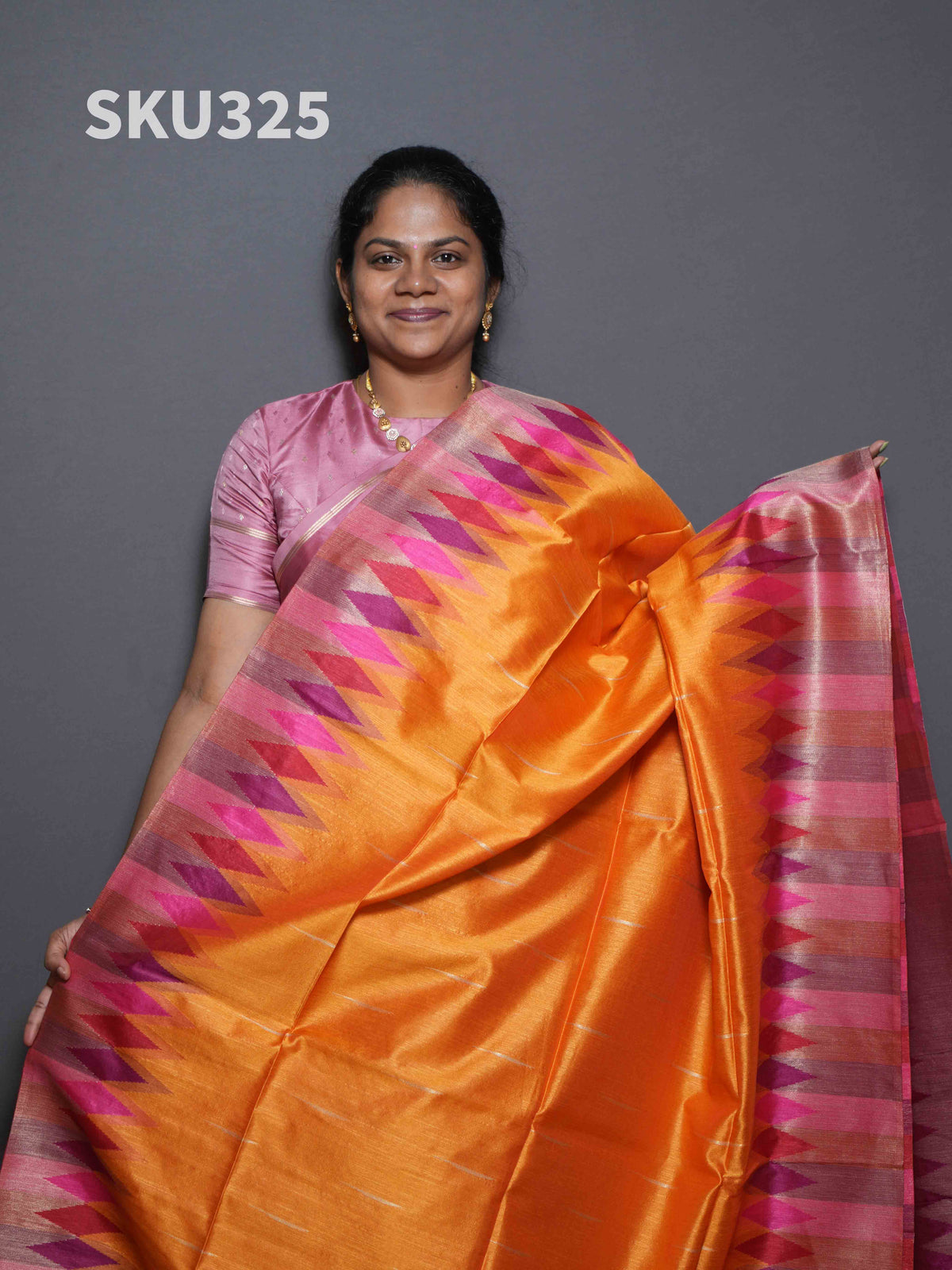 Dupion Silk Sarees Signature Weave / SKU325 – 6