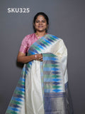 Dupion Silk Sarees Regal Elegance / SKU325 – 7