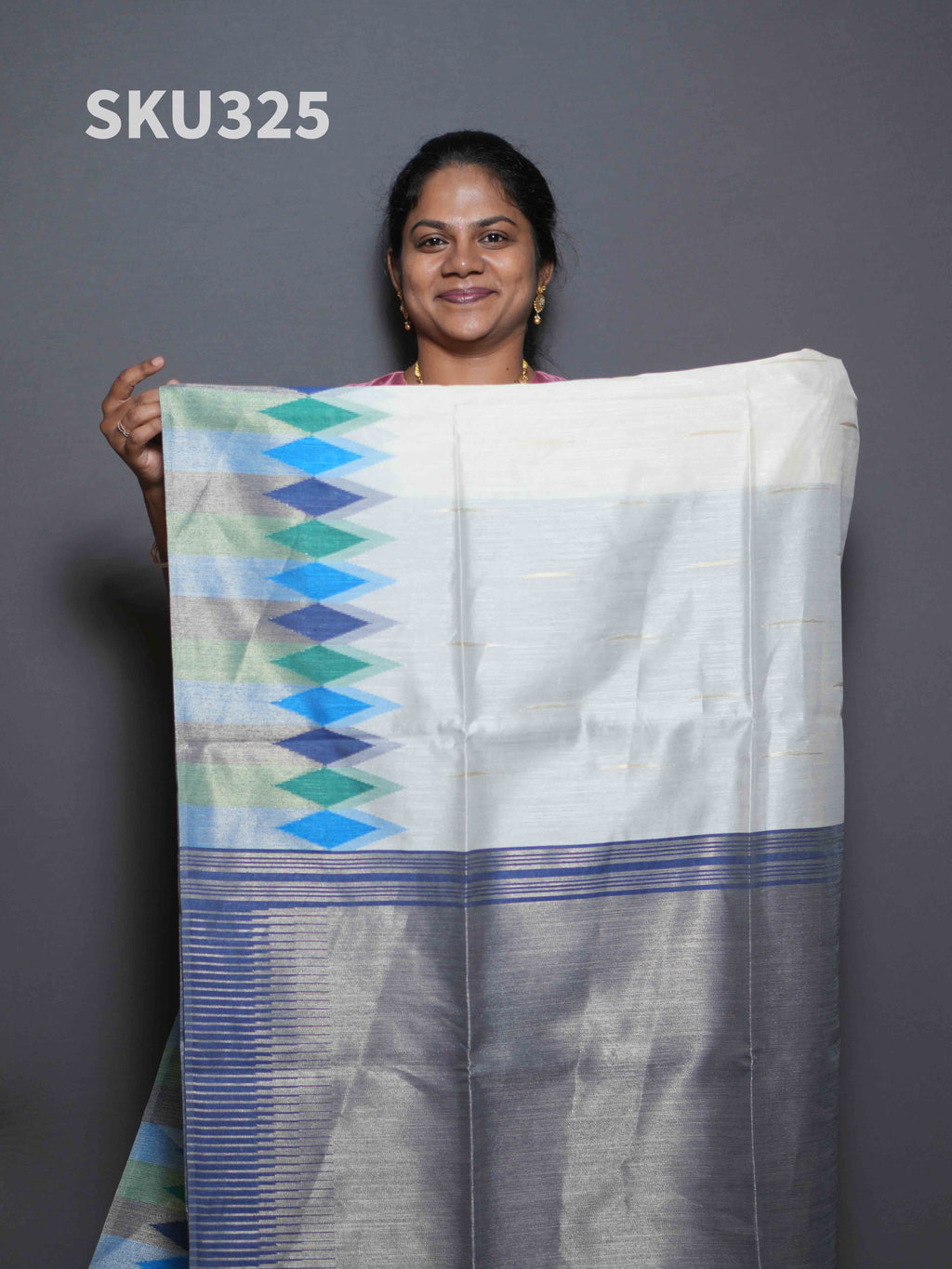 Dupion Silk Sarees Regal Elegance / SKU325 – 7