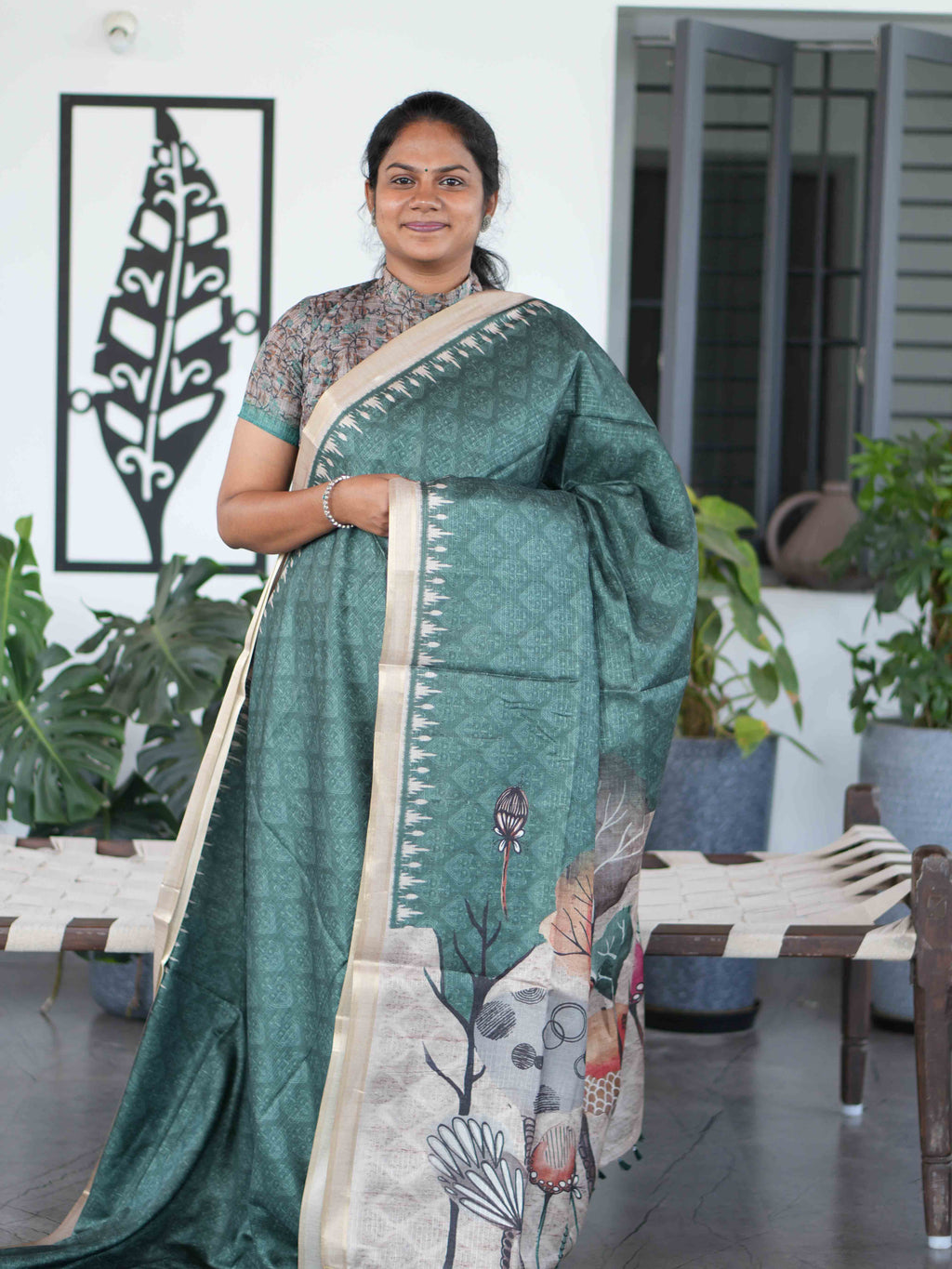 Malai Tussar Sarees / SKU222 – 2