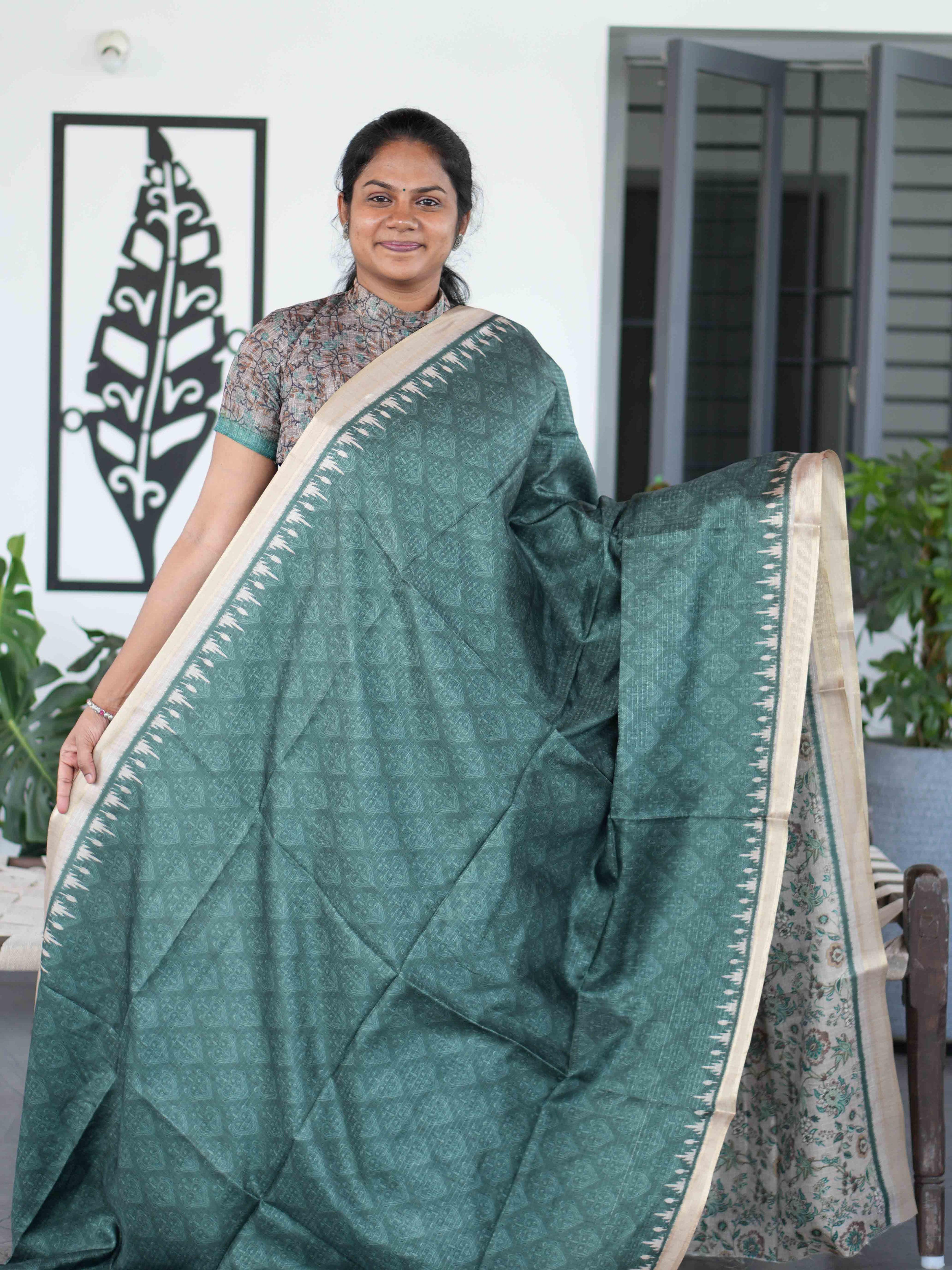 Malai Tussar Sarees / SKU222 – 2